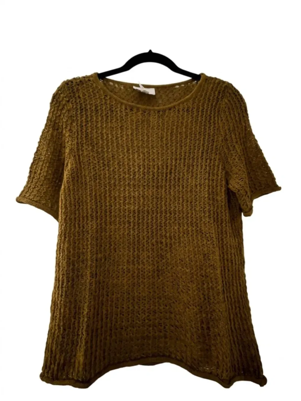 Olive knit top